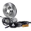 ATEC Germany Set freni asse anteriore incl. dischi freno Ø 348 mm ventilati+pastiglie freno anteriori Compatibile con BMW Serie 5 (F10)(F07)(F11), Serie 6 (F12)(F13)(F06), Serie 7 (F01, F02, F03, F04)