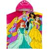 Disney Telo Mare Principesse Cotone Poncho Mare Bambina | Ariel Sirenetta Accappatoio Bambino Piscina | Rosa Taglia Unica