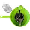 Fackelmann Passaverdure con due dischi Ø24 cm colore verde
