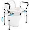 Eosprim Rialzo wc per anziani, Comoda wc alzawater per anziani, Ausili sedile wc per disabili, Alzawater per water protesi anca, Rialzo bidet per disabili, alza bidet per anziani universale