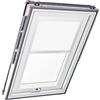 Roto Tenda a Rullo Roto Originale ZRE - Diurna Binario di Guida Bianco - Per Finestre per Tetti delle Serie Designo R6/R8, i8 e Classic 64/84 - Dimensioni 134/078 | 13/07 - Colore del Tessuto Bianco