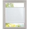 Khome K-Home® Tenda plissettata effetto 3D bianco, larghezza 30 x altezza 130 cm