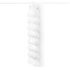 Avilia Organizer Scarpe Appendibile per Porte e Armadi - con 8 Scomparti per 16 Paia, in PEVA, 131x33cm, Bianco