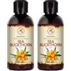 AROMATIKA trust the power of nature Olio di Olivello Spinoso Set 2x250ml - Pressato a Freddo - Naturale - Olio per la Cura della Pelle - Viso - Capelli - Bellezza - Massaggi - Cura Corpo