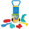 Wader 81670 - Set da Spiaggia Sponge Bob Caddy con Secchio e Accessori, Circa 24,5 x 22,5 x 59 cm, a Partire dai 12 Mesi, Ideale per Giardino, sabbiera, Spiaggia o Come Regalo per Giochi creativi