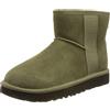 UGG Classic Mini Side Logo Stivali, Donna, Verde (Burnt Olive), 39 EU