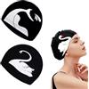 NTRUXZP Cuffie Nuoto, 2PCS Cuffia per Nuoto in Piscina Unisex Adulto Cappello da Nuoto Uomo e Donna Unisex Cuffia da Bagno Cuffia da Nuoto per Piscina Cuffia Piscina Tessuto Bambini per Uomo Donna