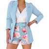 MJGkhiy Tute Donna Complete Offerte Estive Camicetta e Pantaloncini Due Pezzi Tuta Completa Corta Pantaloni Tuta Completo Sportivo Donna Estate Jogging Corto Completino Completo Donna Elegante Estivo