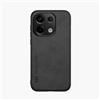 Kepuch Silklike Cover per Redmi Note 13 PRO 4G - Custodia Case Piastra Metallica Incorporata per Redmi Note 13 PRO 4G - Nero