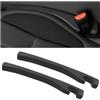 JNNJ 2 Pezzi Spina Gap Del Seggiolino Auto, Tappetino Riempimento Seggiolino in Pelle, Cuscinetto per Riempire La Fessura a Lato Del Sedile, per Riempire Lo Spazio Tra Il Sedile E Console(Nero)