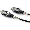 Alchemy Parts & Accessories - Frecce LED per moto, ideali per Streetfighter, colore: nero