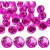 LYHLYA 100 pietre preziose per bambini, diamanti acrilici fucsia 25 mm, diamanti decorativi acrilici, gemme finte per vasi, vasi di nozze, decorazioni da tavolo, decorazioni per feste