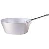 Baldassare Agnelli Pentole Agnelli Linea Family Cooking Alluminio Casseruola Conica con Un Manico e Becco, Argento, 10 cm