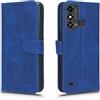 WBWONE Cover per ZTE Blade A53/Blade A53+/A53 Plus, Custodia a Portafoglio in Pelle Premium con Funzione di Supporto e Slot per Carte - Blu