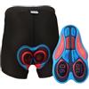 YANHAO Pantaloncini Ciclismo,Pantaloncini Bici Imbottiti Pantaloncini da ciclismo con imbottitura in gel 20D Intimo antiurto for bici da strada MTB Mountain da uomo Ciclismo completamente traspirante(C,5X-La