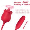 Armony Rose 3in1 Stimulator & Suction & Up&Down with Tail Red