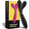 Armony Y-Wand Massager & Vibrator Double Head Black