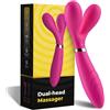 Armony Y-Wand Massager & Vibrator Double Head Fuchsia