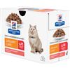 Hill's - Prescription Diet Feline Urinary Care c/d Multicare Stress con Salmone Bustine in Multipack da 12x85g