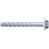 Fischer Viti per Calcestruzzo UltraCut FBS II 6x40/5 LP con Testa Bombata per Fissaggio e Installazione Controsoffitti in Cemento, per Zona Sismica C1, Acciaio Zincato, 100 pz