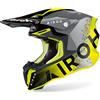 Airoh CASCO TWIST 2.0 BIT YELLOW GLOSS S