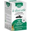 le dieci erbe ESI - Le Dieci Erbe Carbone Vegetale Attivo, Integratore Alimentare con Estratti Vegetali, Combatte Gonfiore Addominale e Flatulenza, Effetto Pancia Piatta, Senza Glutine e Vegan, 60 Naturcaps