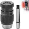 LQGTQO Acciaio Mandrino Trapano, Mandrino per Trapano, Mandrino Autoserrante per MT2 -B16 MK2 da 1-16mm, Mandrino a Colonna con Pergolato per Trapano Tornio