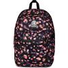 Invicta Zaino Scuola Dial Full Space Fantasy, Nero e Rosa, Zaino Doppio Scomparto con Fascia Estensibile, Tasca Porta PC, Tasca Porta Borraccia e Tasca Con Organizer, Zaino Viaggio