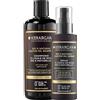 Kerargan - Duo Anti-Caduta Shampoo e Siero all'Olio di Ricino Per Capelli Secchi, Fragili e Devitalizzati - Fortifica e Favorisce la Crescita - Senza Solfati, Parabeni e Siliconi - 500ml + 100ml