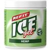REFIT® Ice Gel alla Canapa 230 ml - Trattamento Rinfrescante con Mentolo e Olio di Canapa - Gel Massaggio Effetto Freddo per Muscoli e Schiena - Cura Dopo Sport o Giornata Attiva