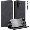 owlhold Cover per samsung A54,Cover Samsung Galaxy A54 5G Magnetica Portafoglio Flip[Antiurtoo][Cavalletto][Carta Fessura] Custodia Pelle per Samsung Galaxy A54-Nero