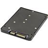 JSER B+M Chiave Socket 2 M.2 NGFF (SATA) SSD a 2.5 SATA Adattatore Scheda Adattatore con Alloggiamento in Metallo Nero