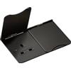 Knightsbridge Presa da terra 13A 2G non commutata - nero opaco