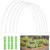 Kedisec Archi per Serra Orto, 31pcs Archi per Serra da Giardino,Archi per Serre a Tunnel,Archi a Tunnel, Pneumatici per Serra,Tunnel per Piante da Giardino,Serra Tunnel Archetti per Serra da Orto