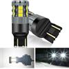 UPXSXT 2Pcs 7443 LED luce freno lampadina bianca, W21/5W T20 7444NA CANBUS senza errori Anti Hyper Flash lampadina di ricambio per il fanale posteriore, luce di marcia diurna Super Bright 30-SMD 25W 4000LM