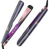 LANDOT Piastra Per Capelli Arricciacapelli Due In Uno: Piastre Curve Ed Ondulate Che Permettono Styling Riccio O Liscio - Professionale Piastra Capelli Lisci 120-230°C