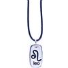 NILUXE DESIGN-Ciondolo segno dello zodiaco - ciondolo oroscopo - ciondolo oroscopo in argento - ciondolo costellazione in argento - collana oroscopo per uomo e donna (Leone)