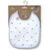Interbaby Confezione da 2 bavaglini Bodocks in blu e grigio