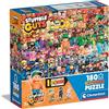 Clementoni Impossible 180 Pezzi Bambini 7 Anni, Puzzle Personaggi Stumble Guys Videogioco, Gaming, Made In Italy, 29321, Multicolore