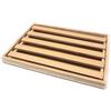 Space Home - Tagliere per Pane - Tagliere con Griglia Estraibile per le Briciole - Tagliere da Pane - Tagliere per Tagliare il Pane Raccogli Briciole - 32 x 22 x 2,5 cm