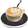 Fangehong Scalda Tazze da Caffè Intelligente con 2 Impostazioni di Temperatura, Sottobicchiere Riscaldato Elettrico Spegnimento Automatico 8 Ore, Scaldatazze Fino a 55 ℃ per Latte Bevande Caffè Tè (Bianco)