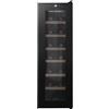 Cavin Cantinetta vino termoelettrica a libera installazione, Northern Collection 14 Black, cantinetta vino nera, 14 bottiglie, porta con protezione UV, sei ripiani in legno