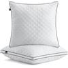 BedStory Set di 2 cuscini 80 x 80 cm, in microfibra 2 x 1500 g, traspiranti e lavabili, ideali per un sonno profondo e riposante, certificato Öko-Tex