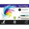Kangaro Carta ad acquerello, 24 x 17 cm, 300 g, 16 fogli, colore: nero