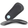 JSHshield Inserti Ortopedici in Pelle JSHshield, Cuscinetto Metatarsale e Tallonico, Solette di Supporto Dell'Arco Plantare a 3/4 per Fascite Plantare, Piedi Piatti e Pronazione Eccessiva