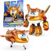 Super Wings Golden Boy trasformabile, figura trasformabile alta circa 12,7 cm, aeroplano e robot giocattolo per bambini e bambine di età superiore ai 3 anni