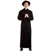 Boland - Costume da prete per adulti, 2 pezzi, costume in maschera per feste a tema, Halloween o carnevale, missionario