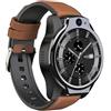 Generico 4G LTE GPS Android SIM IP68 Water Resistant S10 Smartwatch for Swimming Snorkeling Dual Camera Memory 1600mAh Battery Smart Watch Support Google Play (Marrone, RAM 3GB ROM 32GB+POWER BANK)