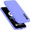 Cadorabo cover compatibile con Motorola EDGE 20 PRO/EDGE S PRO, cover in silicone liquido per EDGE 20 PRO/EDGE S PRO, custodia in silicone, resistente ai graffi - LIQUID LILA CHIARO