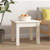 Coavain Tavolini da Caffè, Tavolino da Salotto, Tavolino Basso Rettangolare per Soggiorno, Balcone, Decorativo, Comodino Bianco 35x35x30 cm